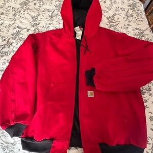 CARHARTT Duck Thermal-lined Active Jacket J131 - Red